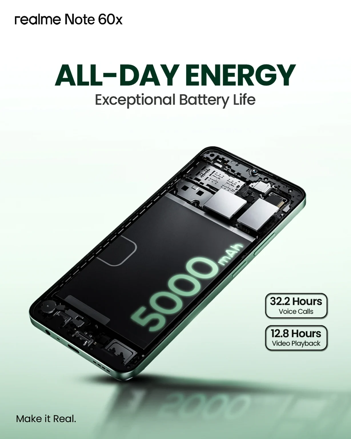 Realme Note 60x (64GB/3GB; 8MP Dual Camera; 5000mAh) - Image 4