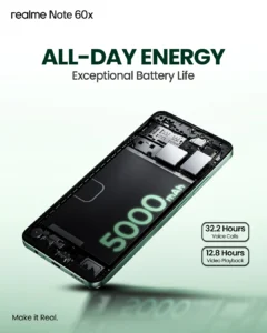 Realme Note 60x (64GB/3GB; 8MP Dual Camera; 5000mAh) - Image 4