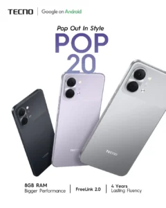 Tecno Pop 20 (64GB/4GB; 13MP Dual Camera; 5000mAh) - Image 2