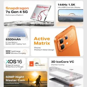 Infinix Note 60 Pro (256GB/8GB; 50MP Pro Camera; 6000mAh)