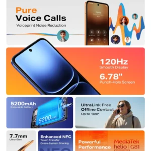 Infinix Smart 20 (128GB/4GB; 8MP Dual Camera; 5200mAh)